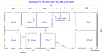 modular office building floor plan